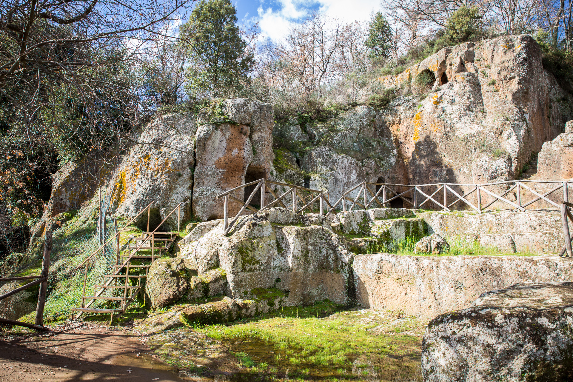 Etruscan Necropolis in Sovana