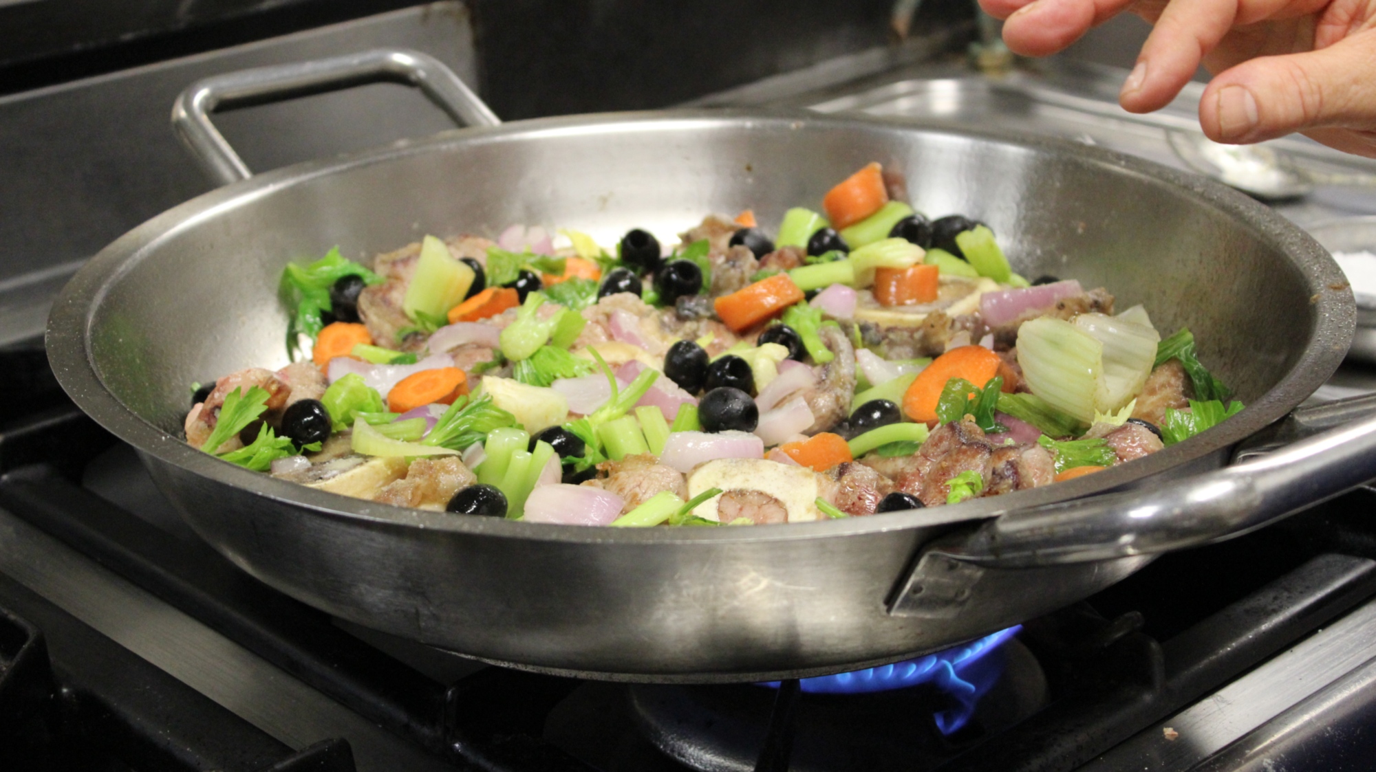 Ossobuco with vegetables