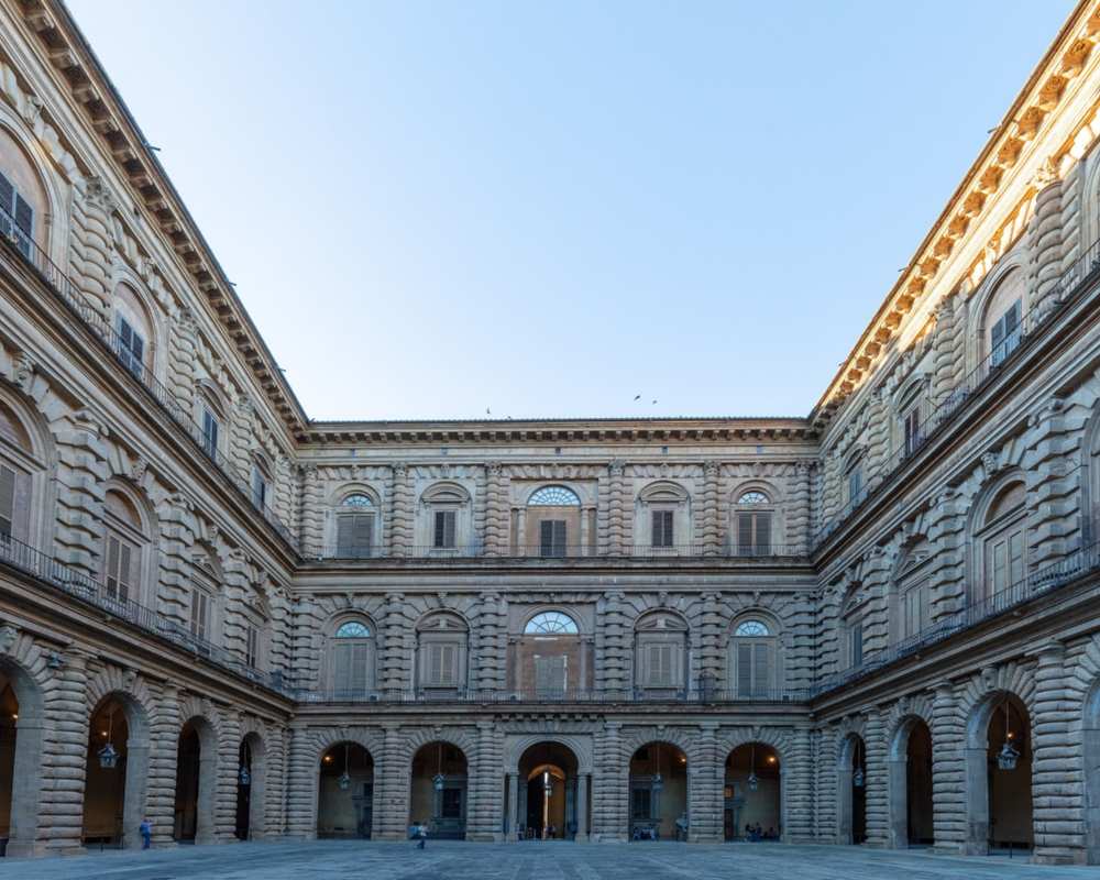 Der Innenhof des Palazzo Pitti