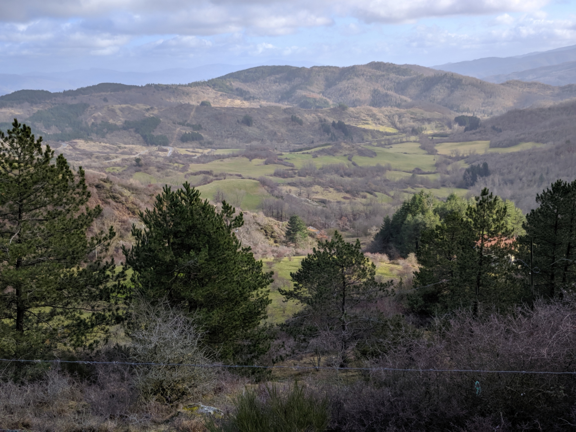 View from the Passo della Consuma