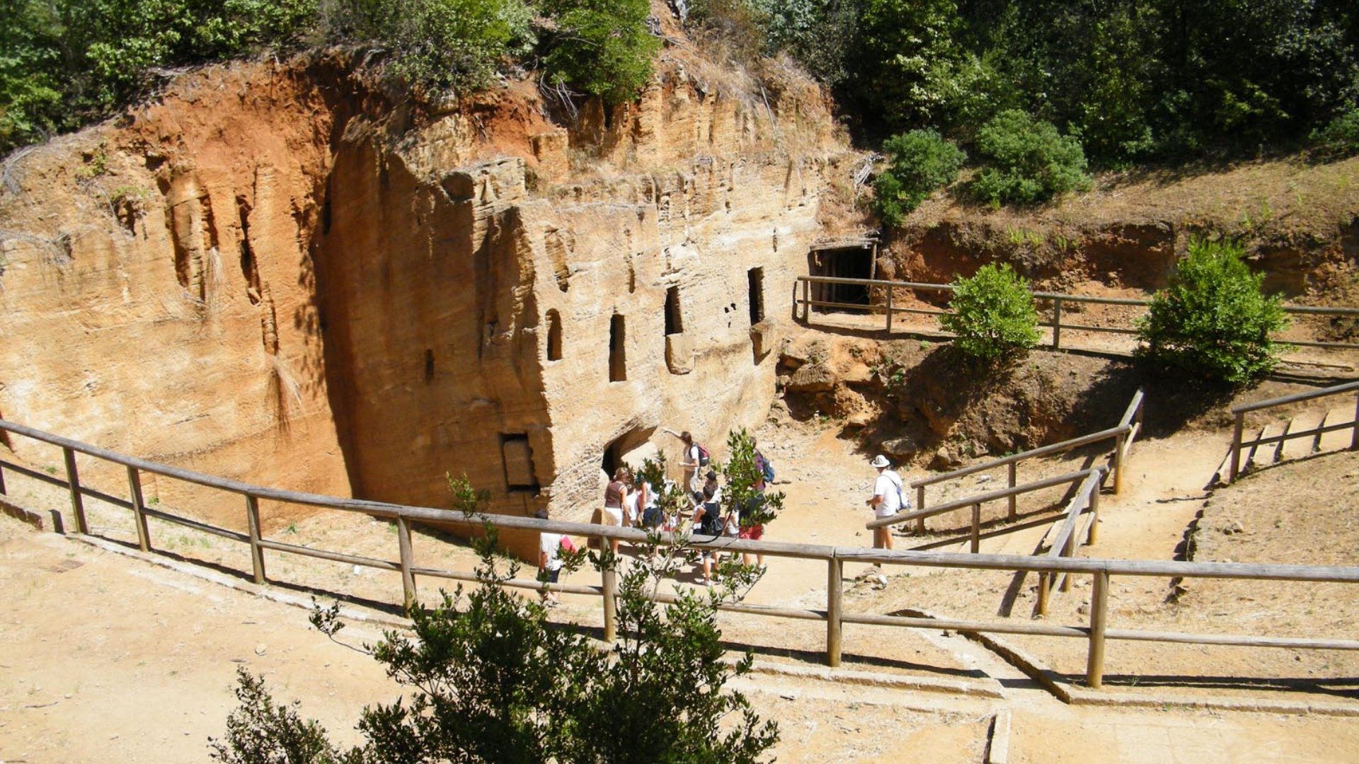 Archeological park of Baratti and Populonia necropolis caves