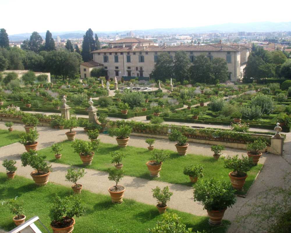 Le jardin de la Villa de Castello