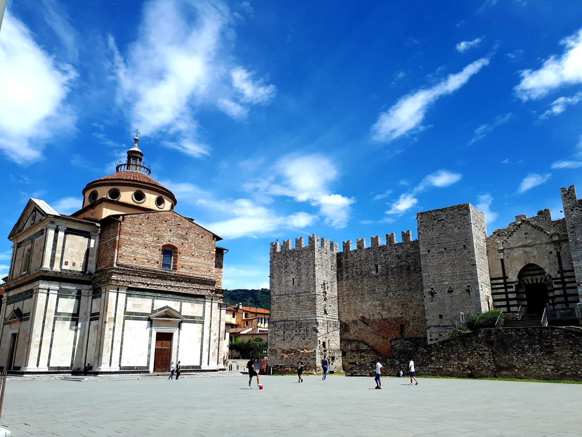 Piazza delle Carceri a Prato