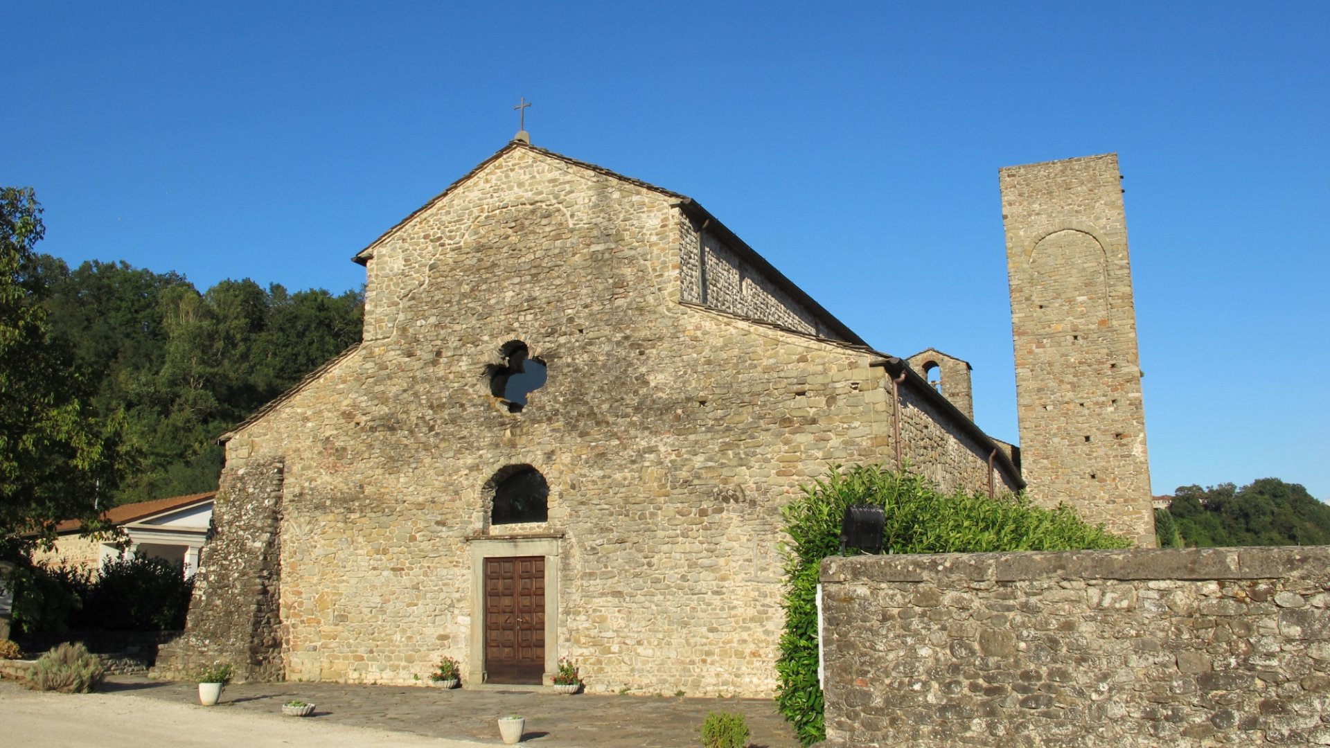 Die Pfarrkirche in Sorano