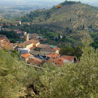 Pieve di San Michele from the Castle Pieve di San Michele from the Castle
