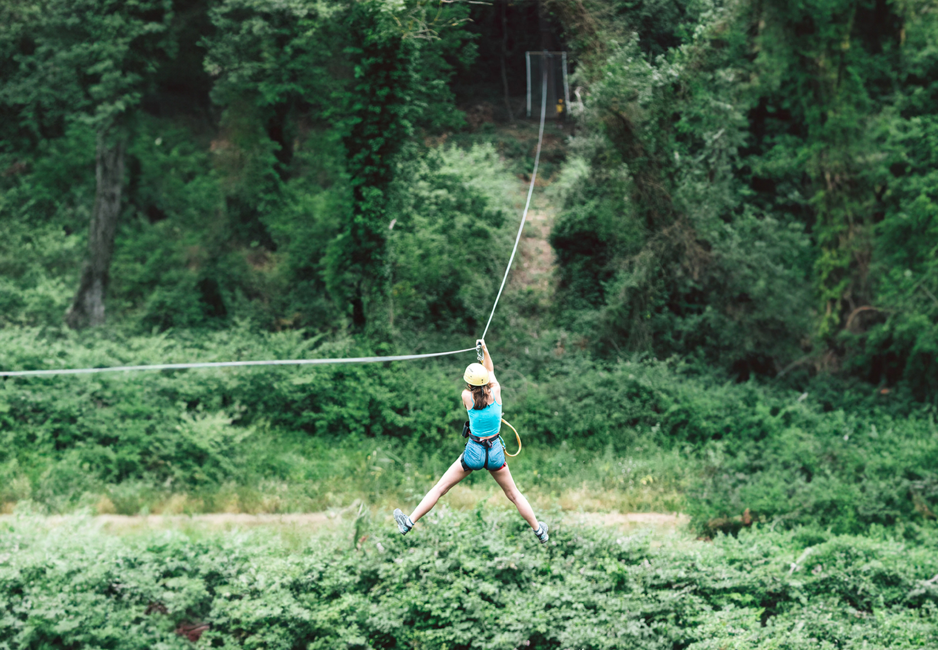 La zip line