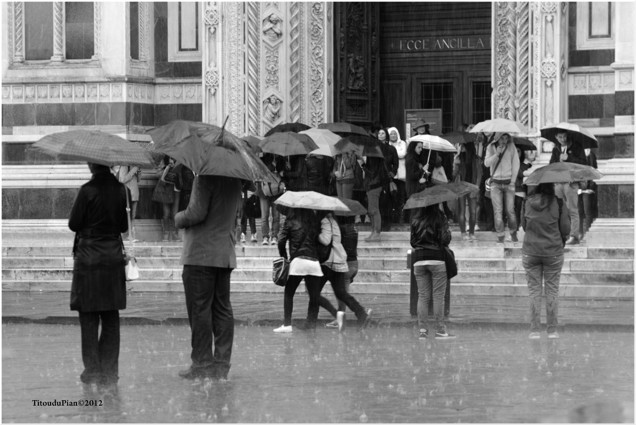 Pioggia a Firenze