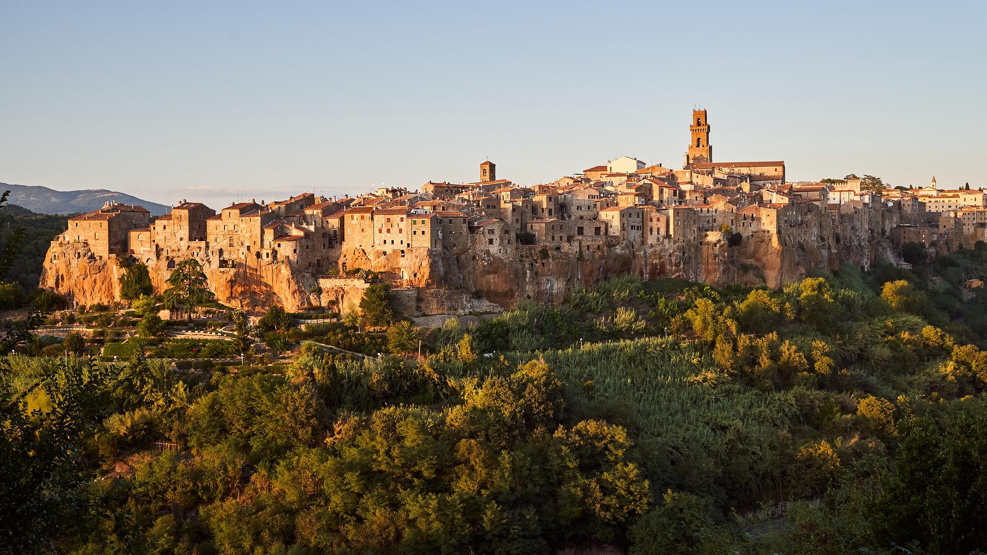 Pitigliano al tramonto