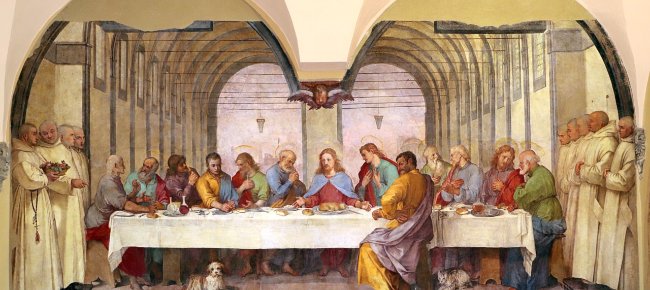 Das letzte Abendmahl von Bernardino Poccetti