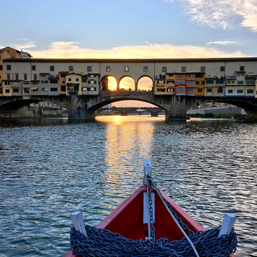 Ponte Vecchio as seen from the Renaioli's point of view