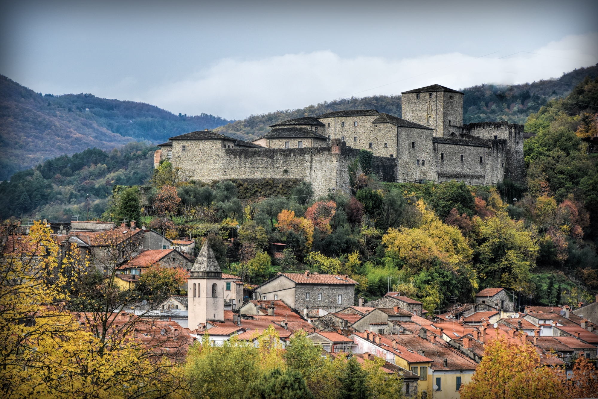 Piagnaro Castle in Pontremoli