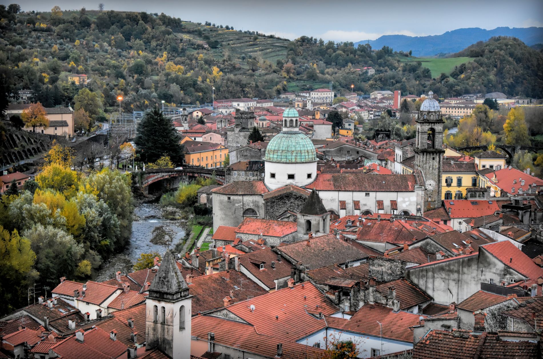 Pontremoli dal Castello del Piagnaro