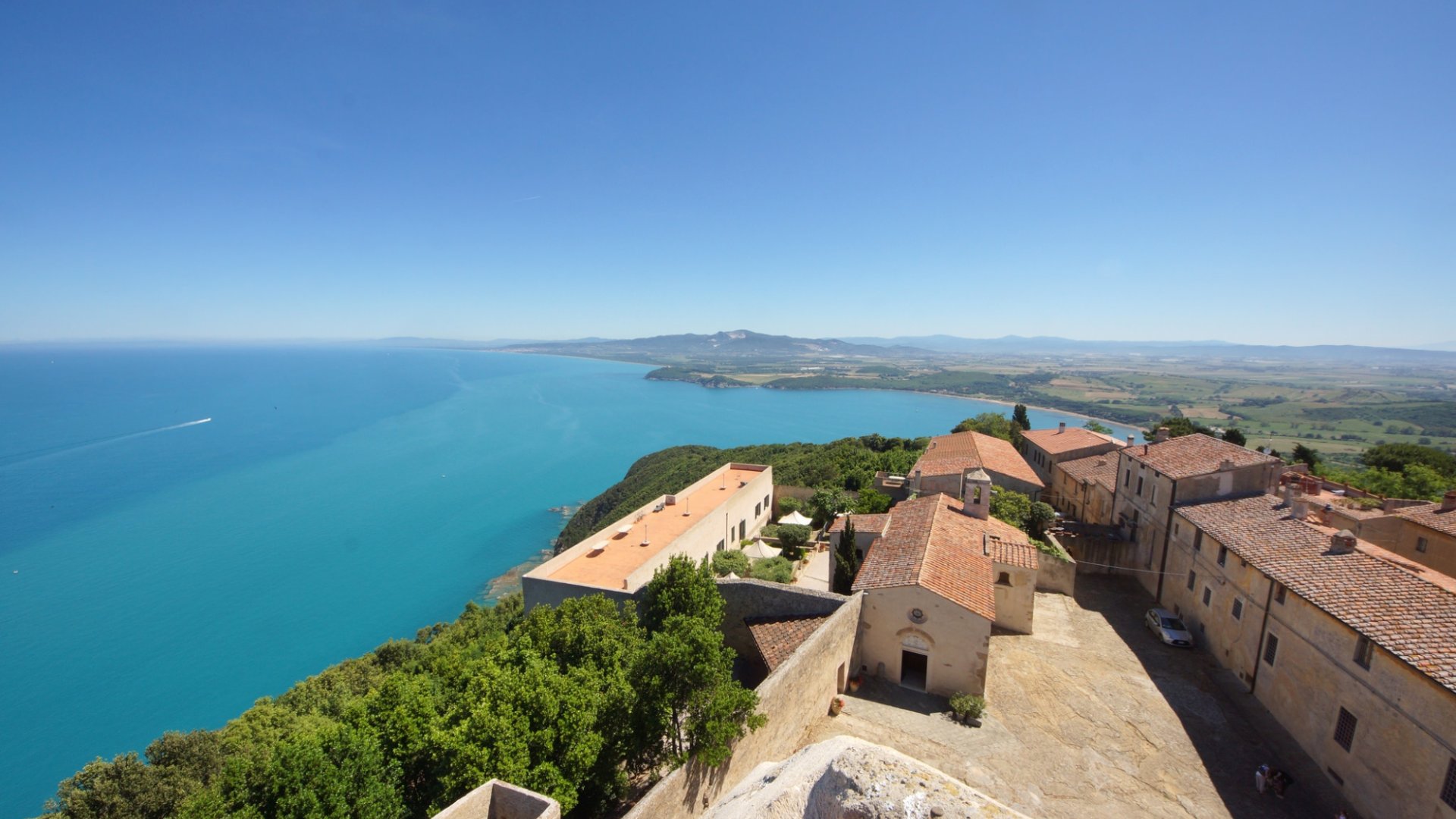 The view from the tower of Populonia