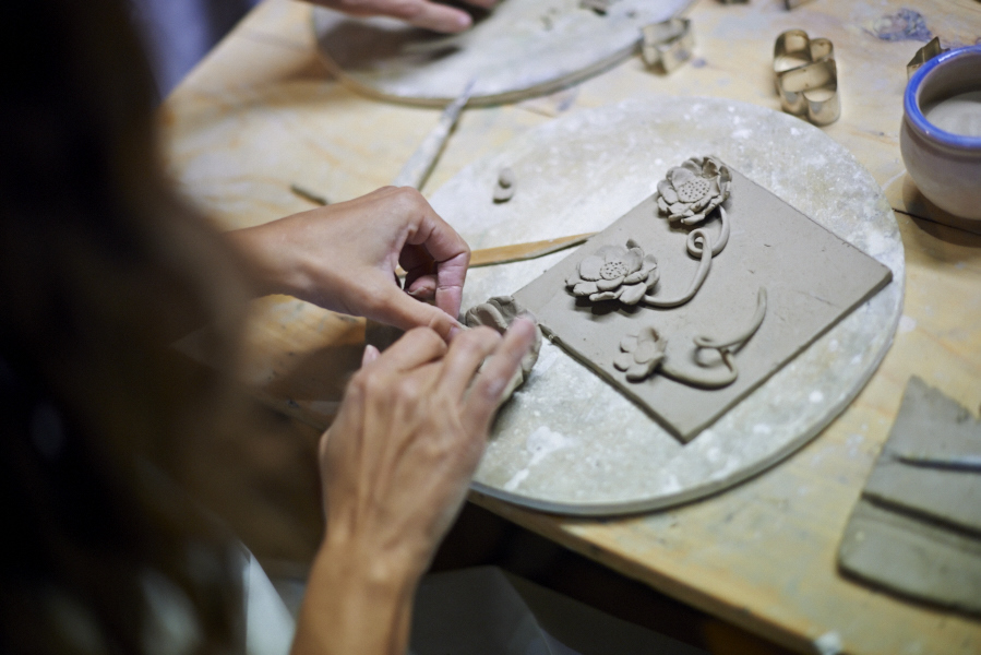 Ceramic laboratory in Cortona