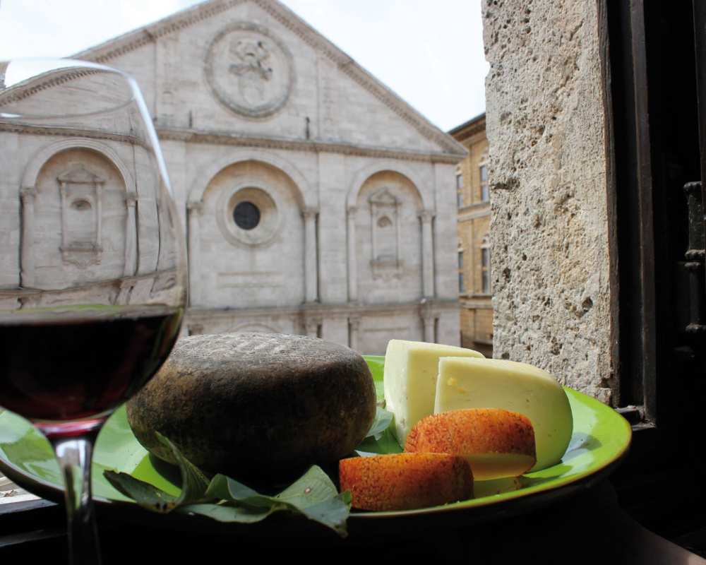 Some typical products from the Val d'Orcia