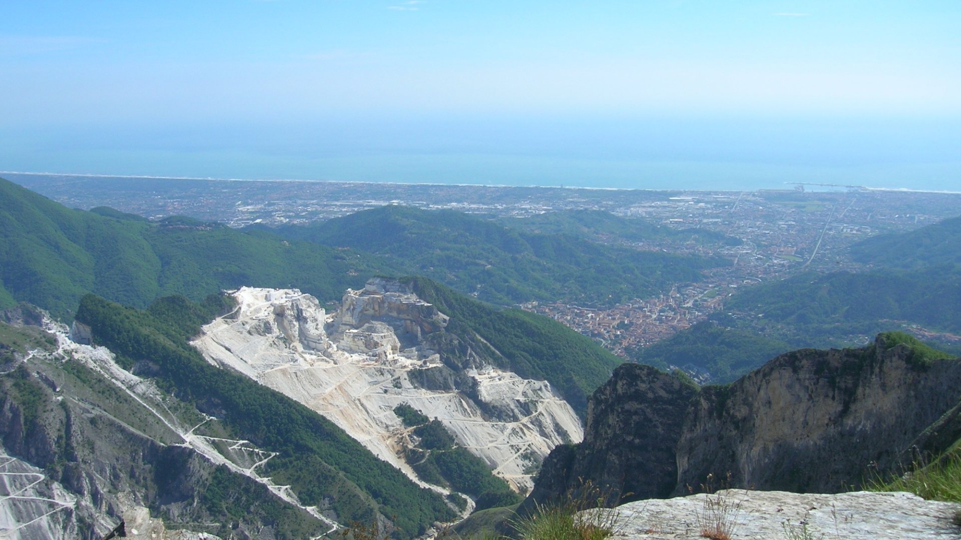 Marmorsteinbrüche in Carrara