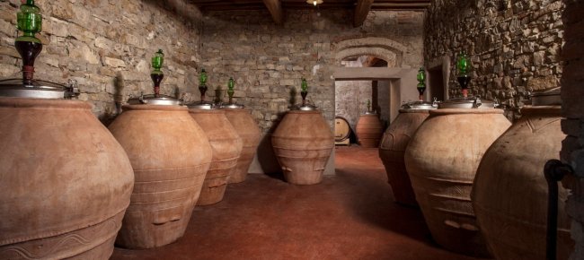 Terracotta and wine
