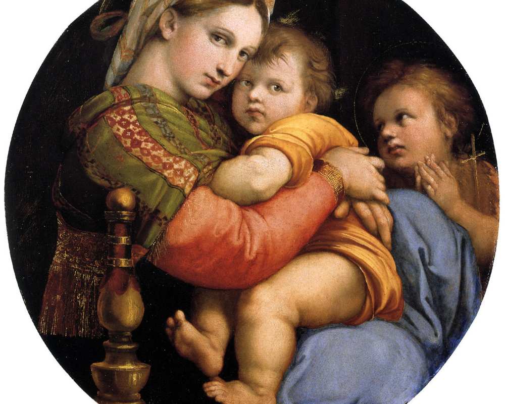 Die Madonna della Seggiola von Raffael