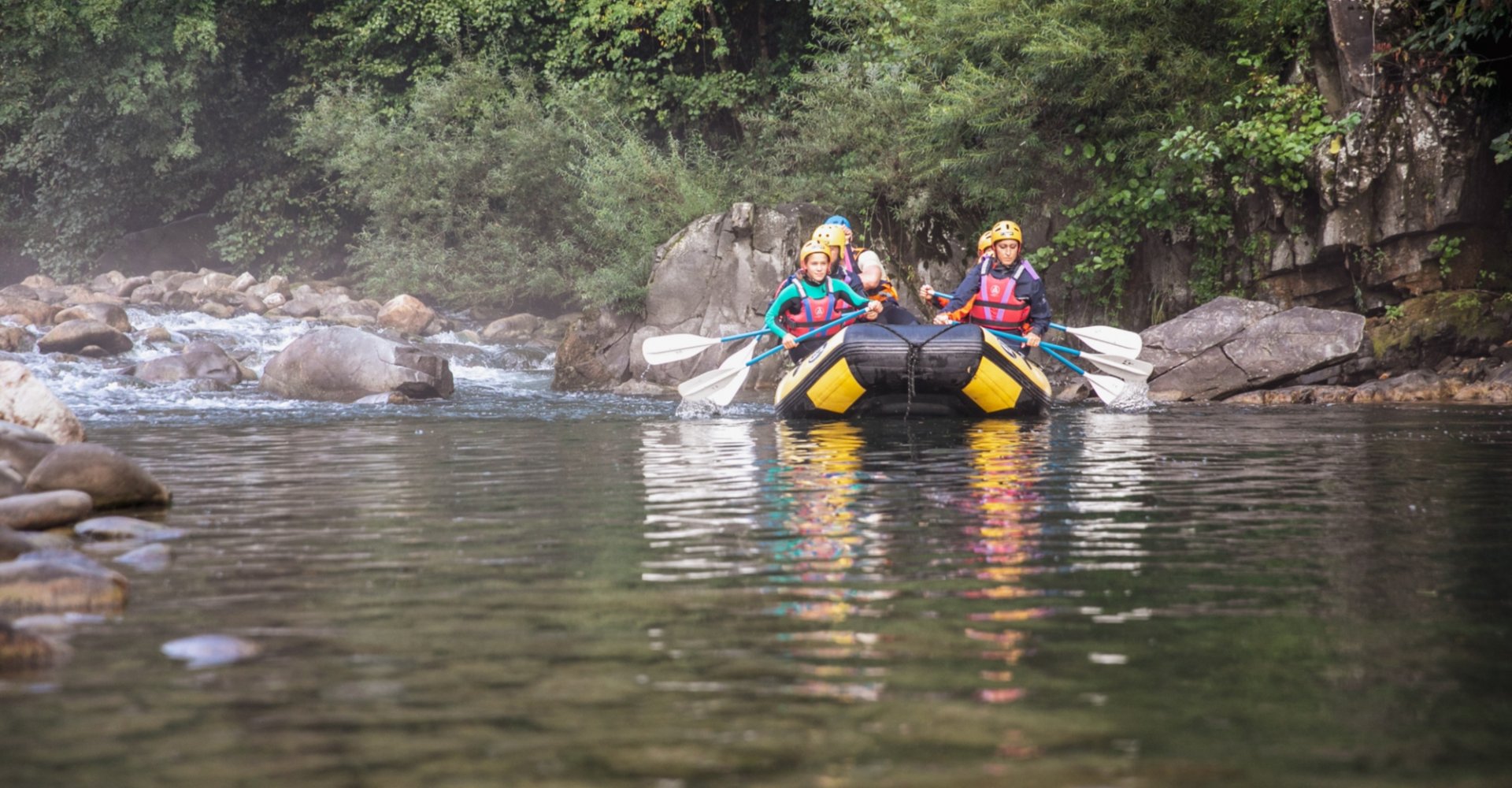 Rafting sul fiume Lima