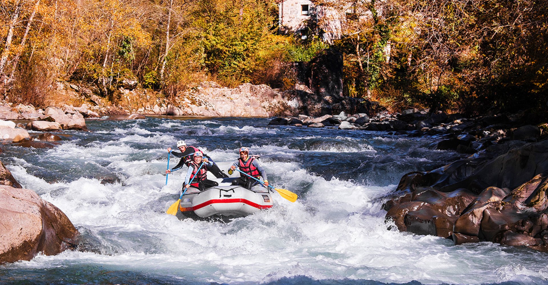 Rafting sul fiume Lima