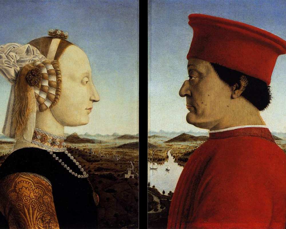 Doble Retrato de los Duques de Urbino de Piero della Francesca