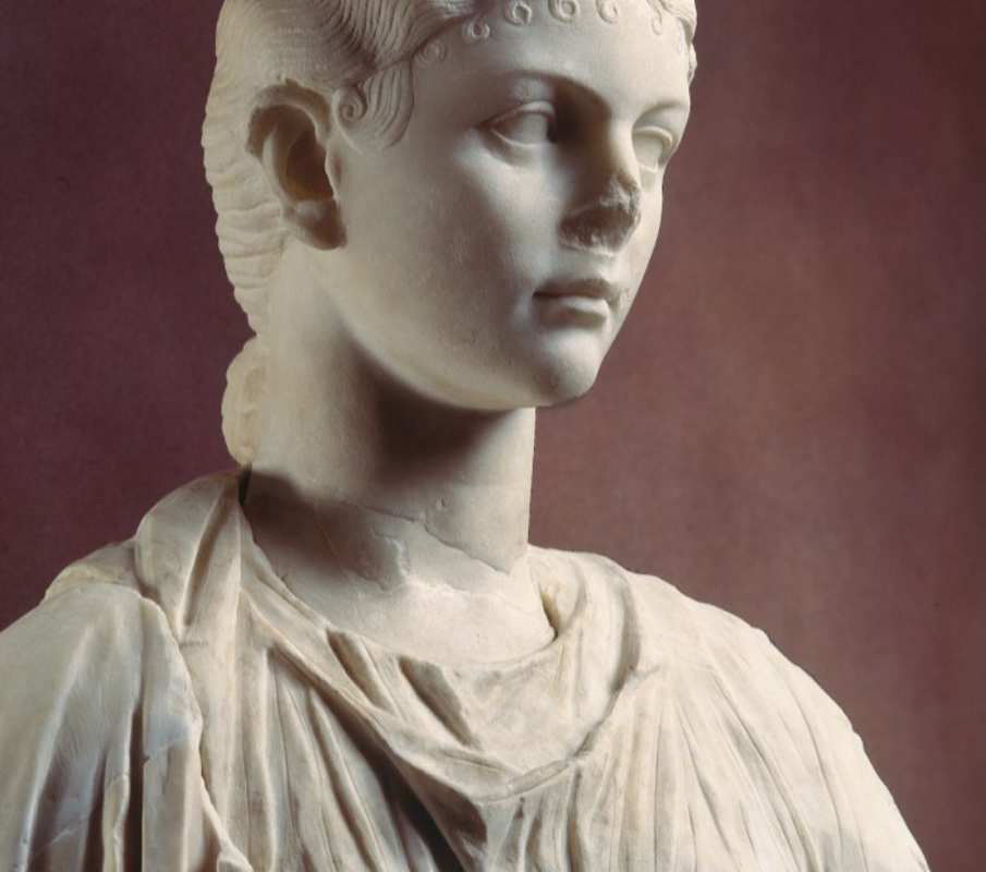 Estatua-retrato de Giulia Livilla, Roselle, I siglo d. C.