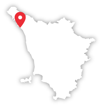 Riviera Apuane map