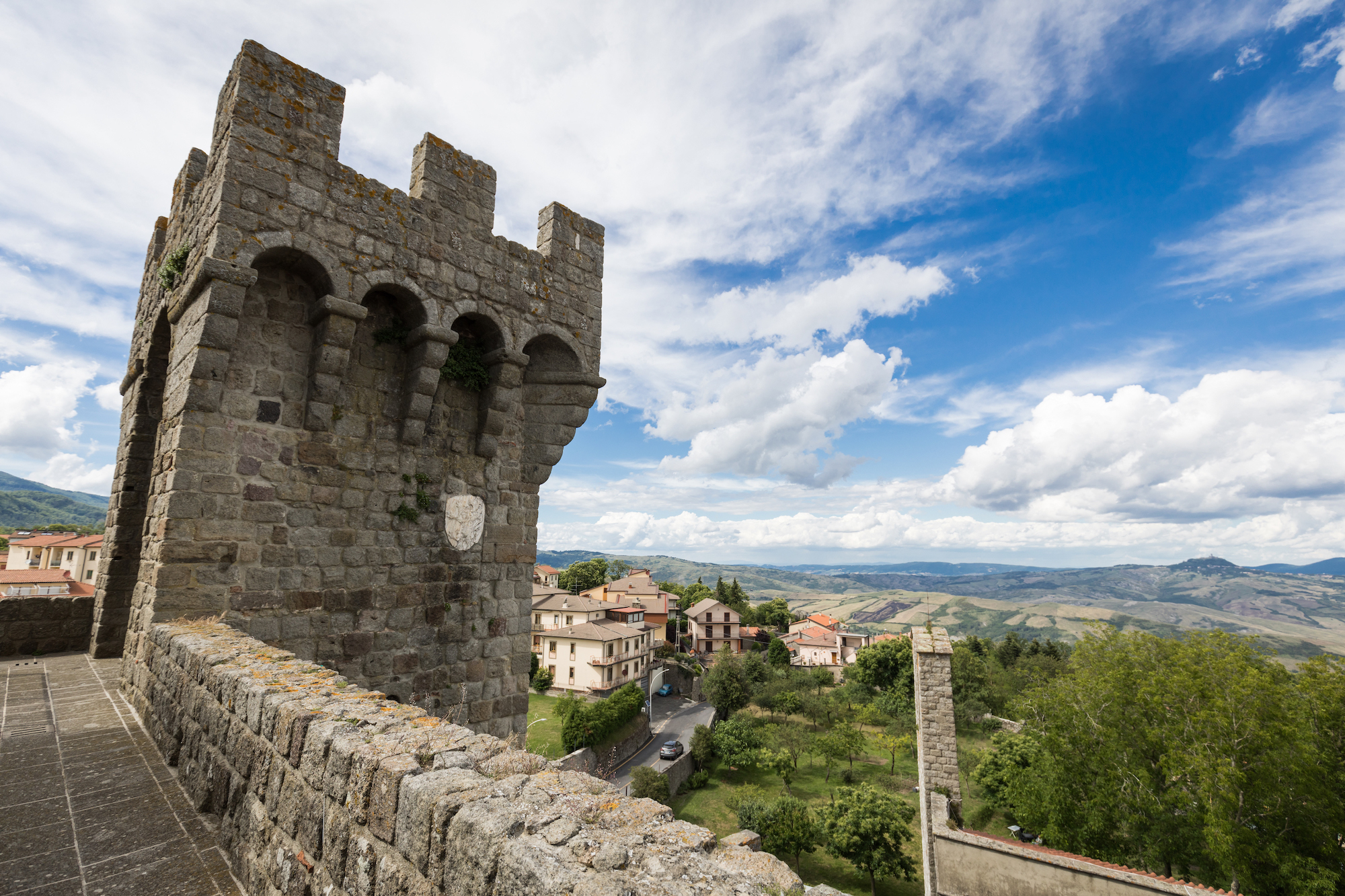 Il panorama dalla torre