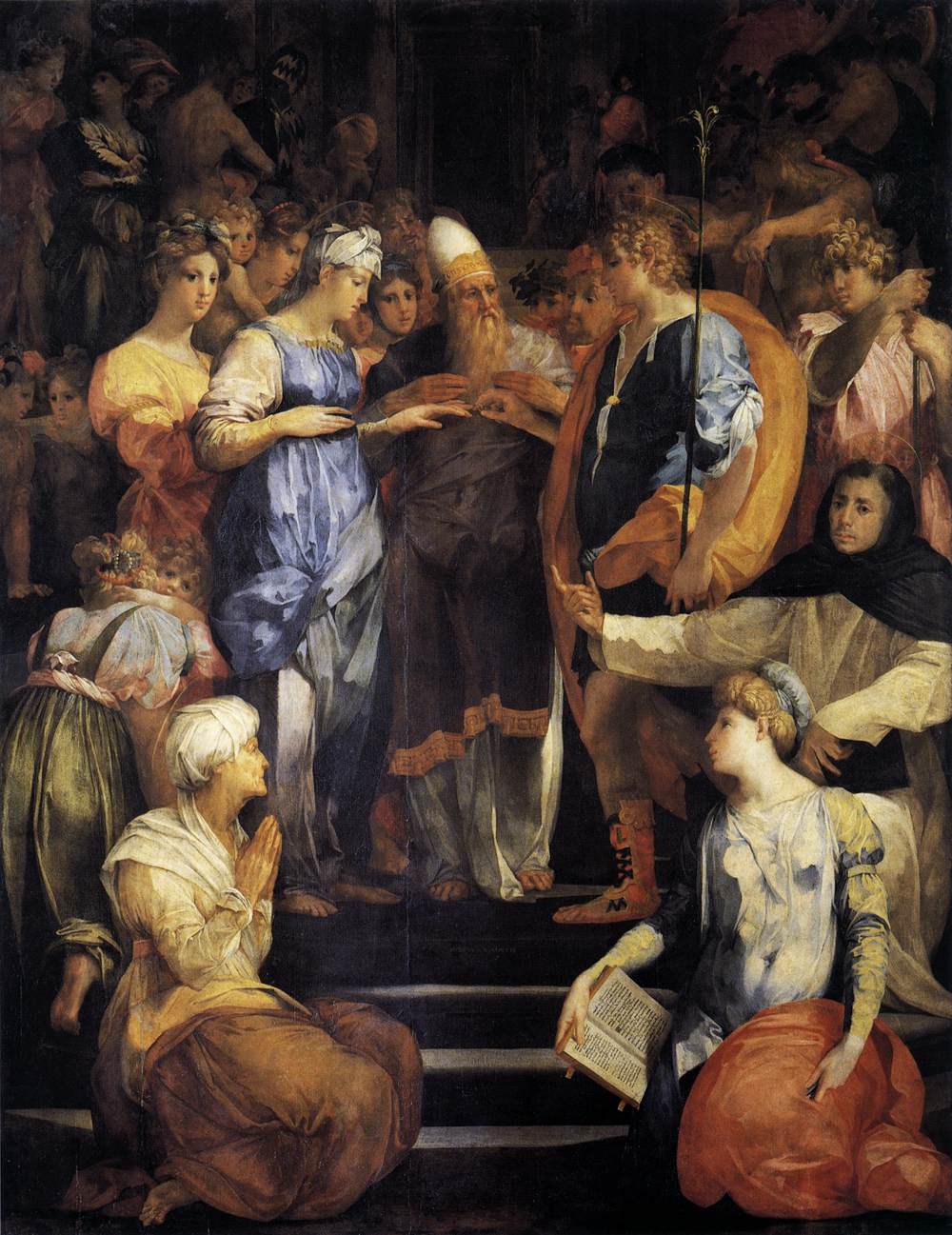 Die Vermählung der Jungfrau von Rosso Fiorentino