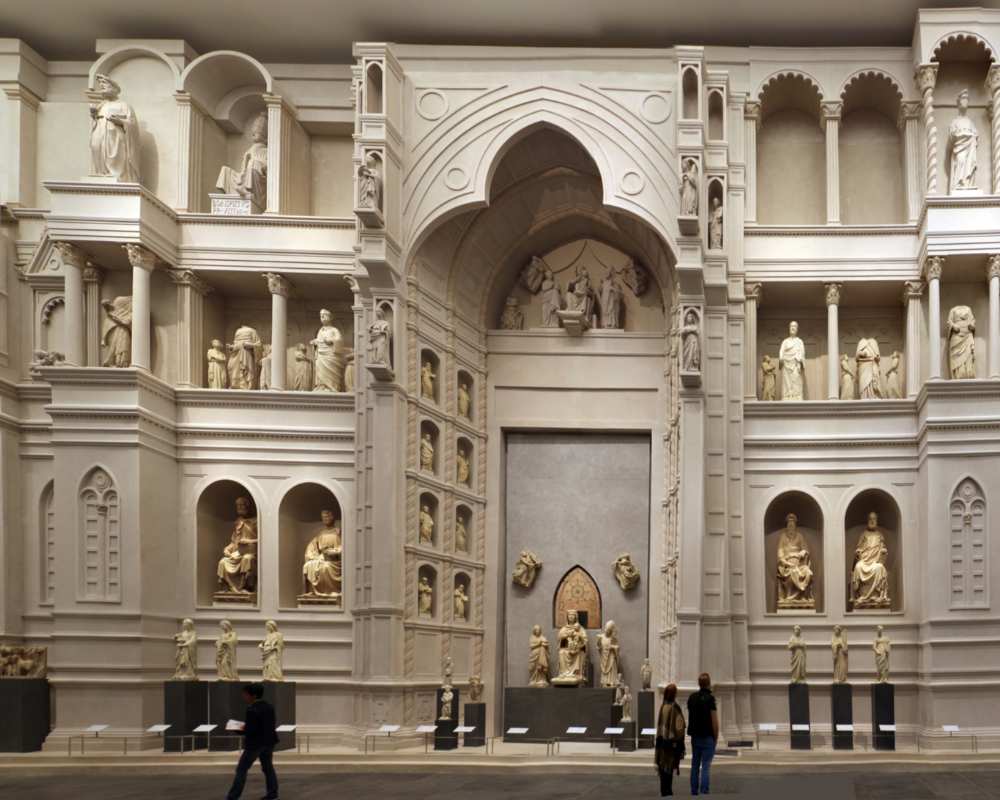Hall of Paradise in the Opera del Duomo Museum in Florence
