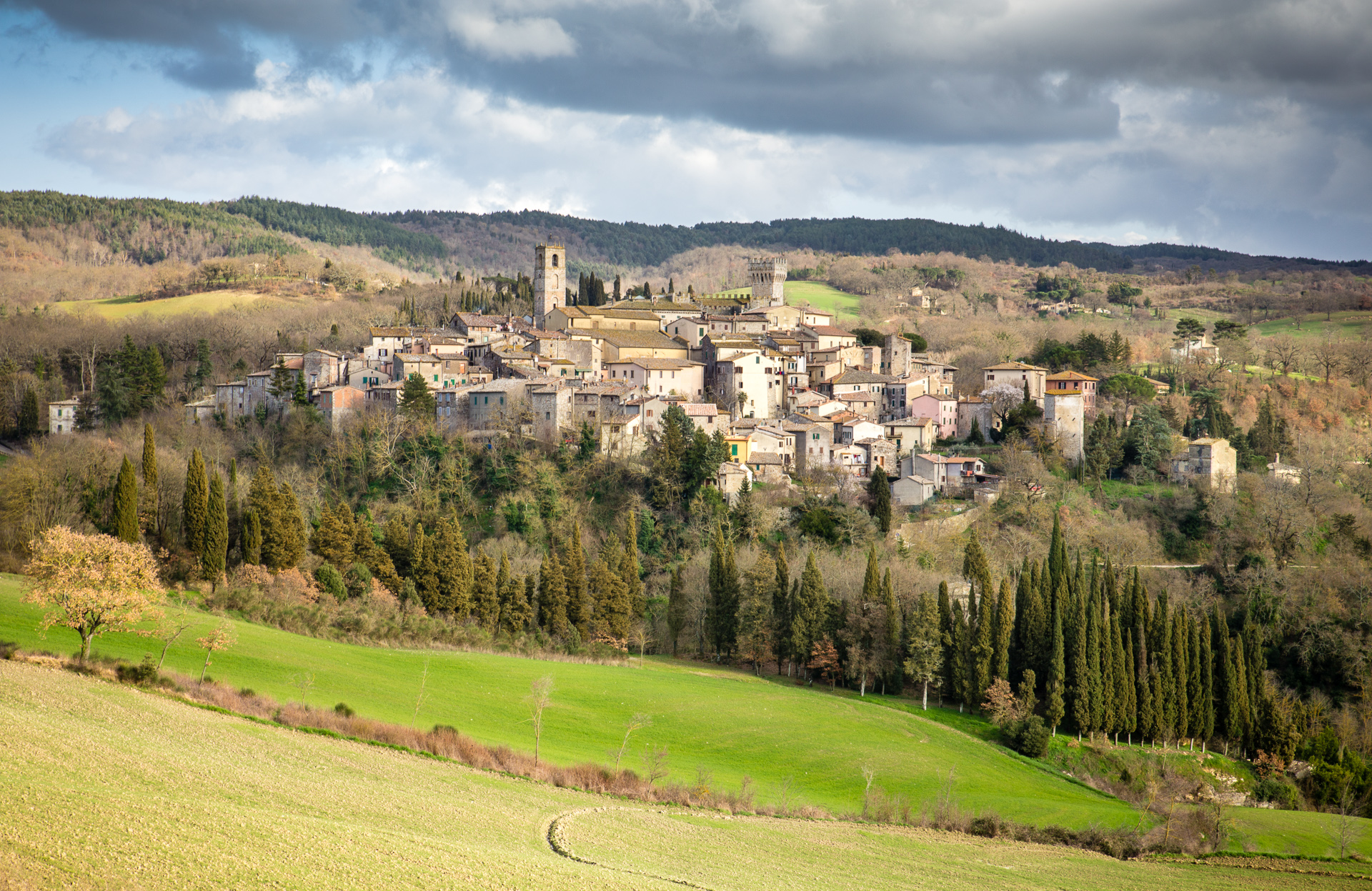 Vista di San Casciano dei Bagni