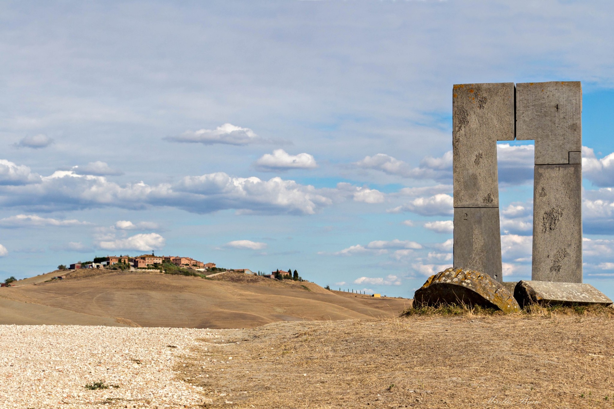 Die Site Transitoire in den Crete Senesi (Asciano)