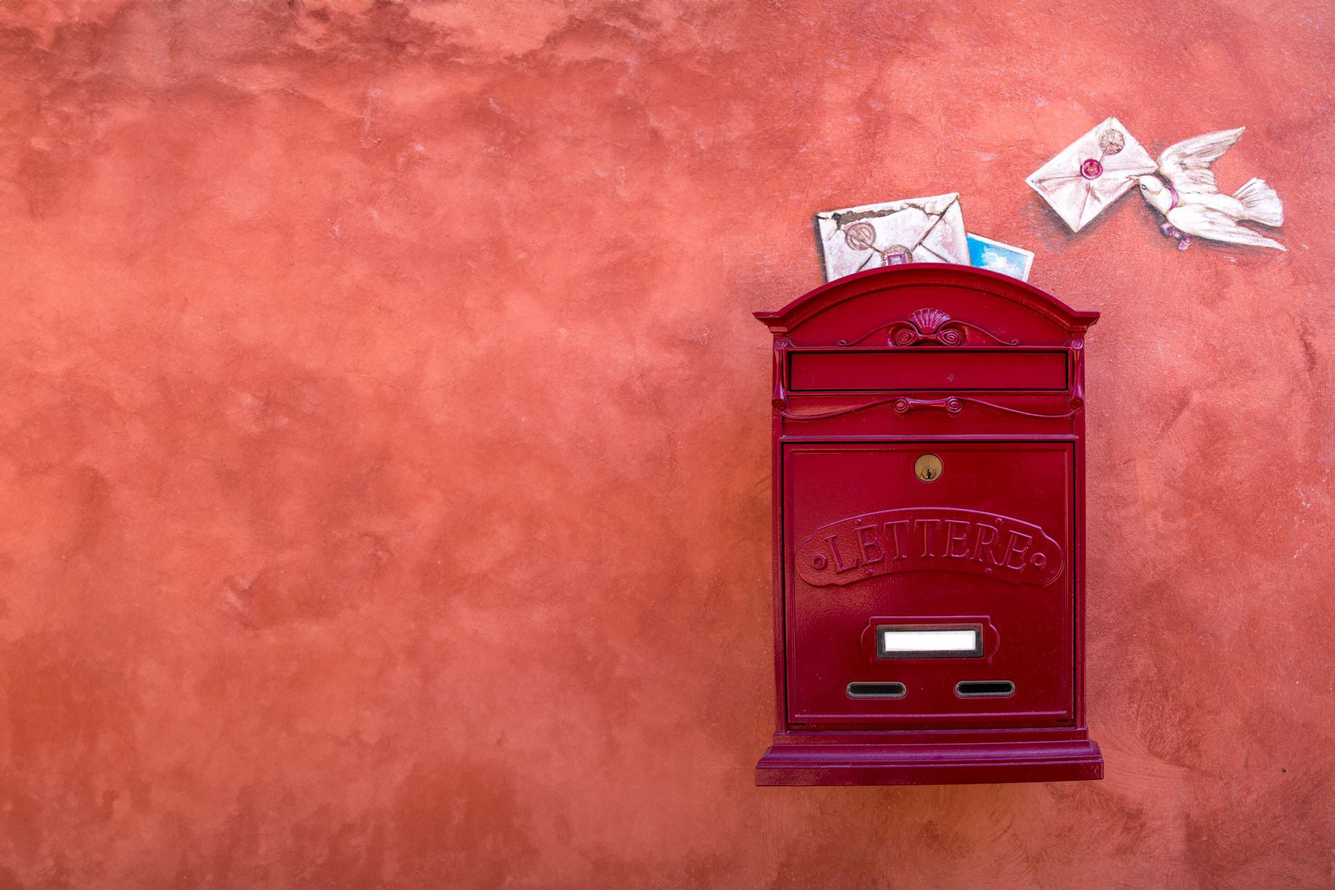 A letter box in Tuscany
