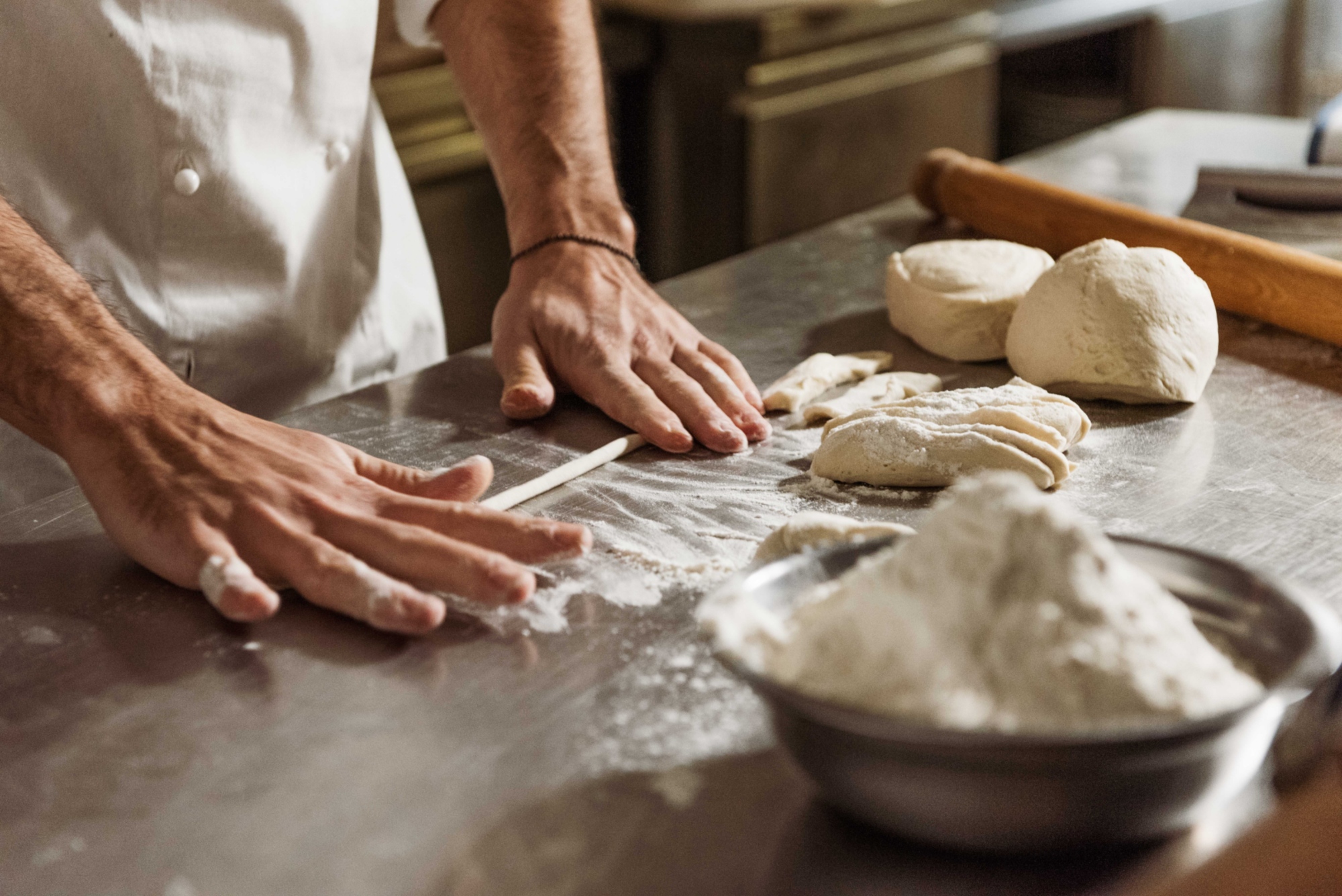 La preparación de los pici