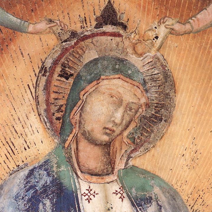 Fresco by Simone Martini safeguarded in San Gimignano’s Church of San Lorenzo in Ponte