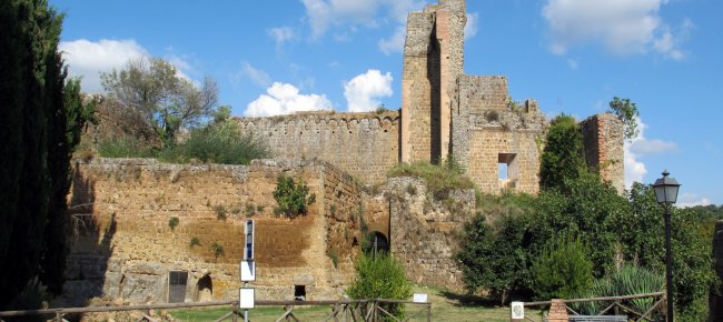 The Aldobrandesca Fortress in Sovana