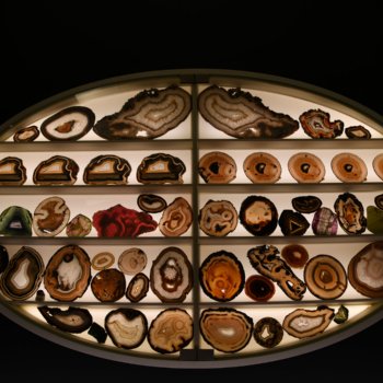 Museo della Specola allestimento Mineralogia