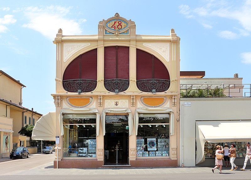 Store in Liberty style, Viareggio