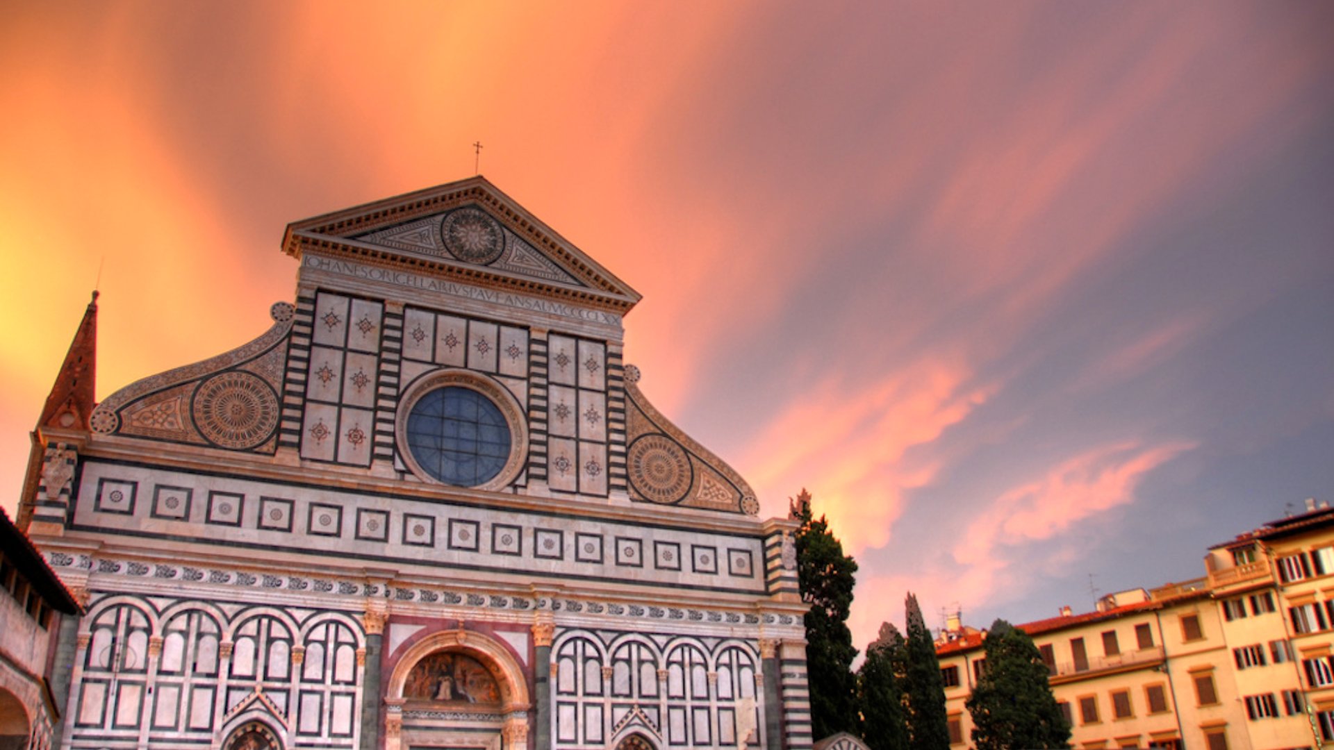 La Basílica Santa Maria Novella en Florencia