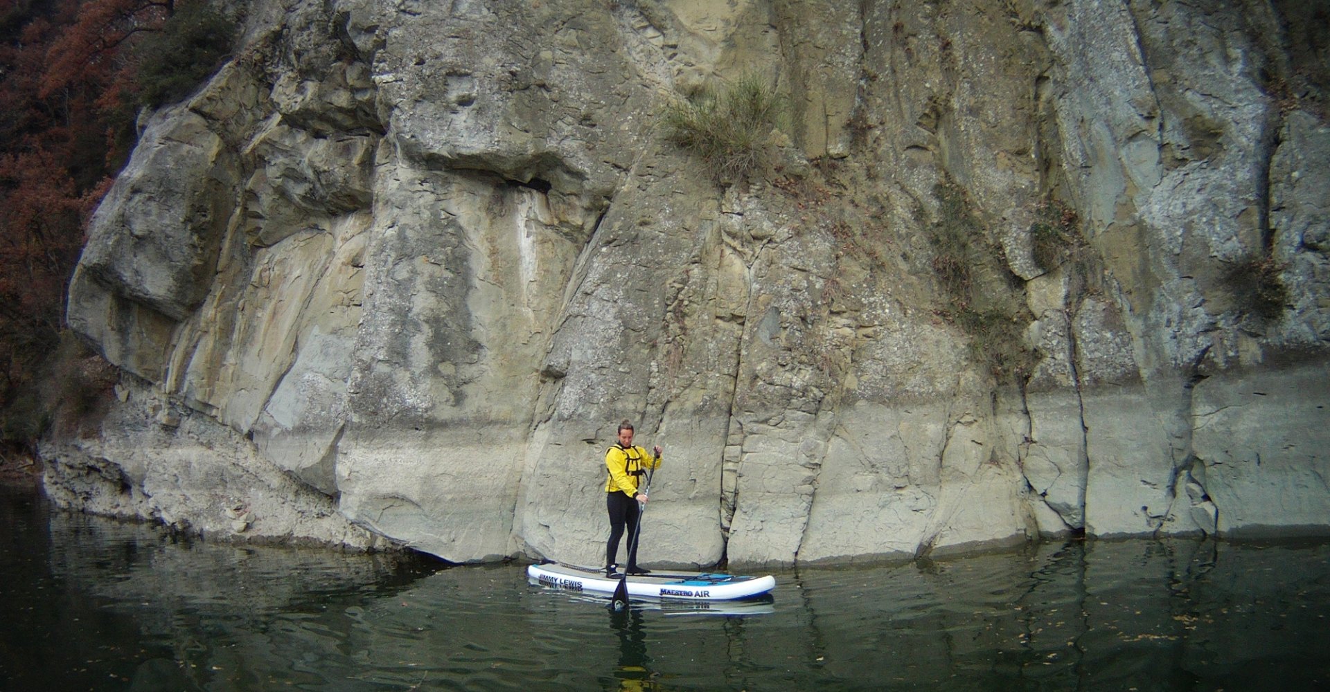 SUP dans la réserve de Val d'Inferno Bandella