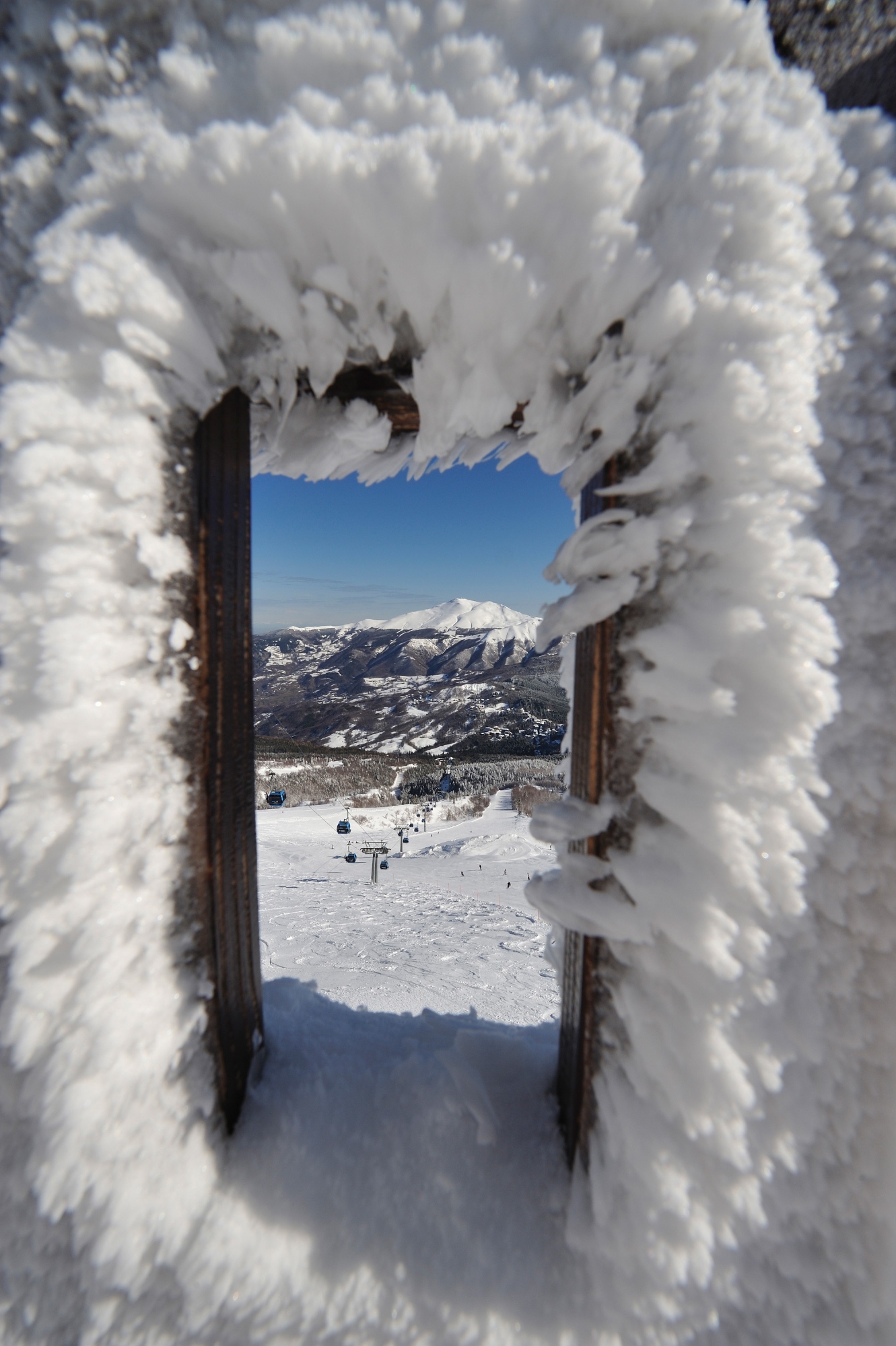 La neige en Toscane