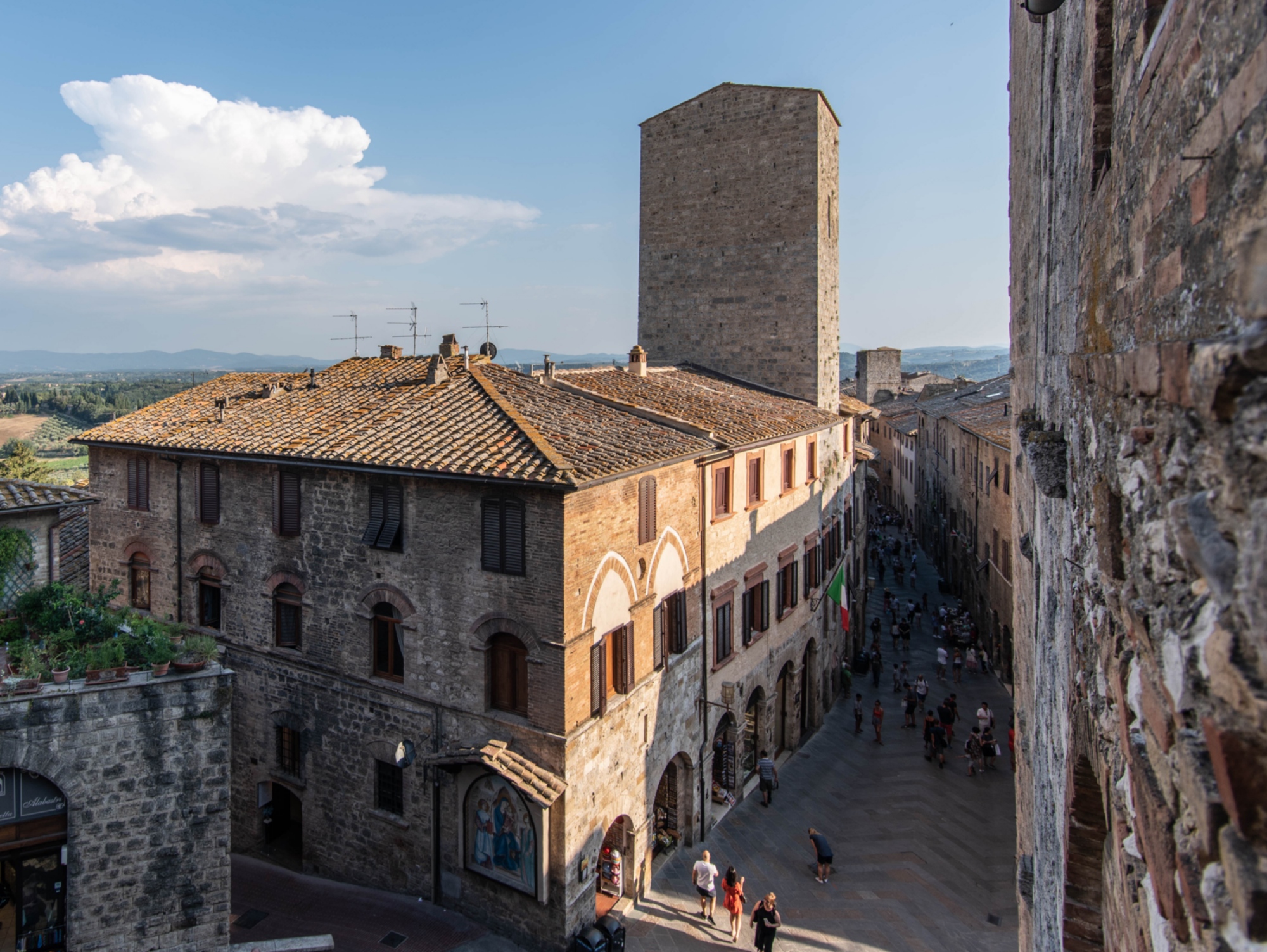 Torre y Casa Campatelli en San Gimignano
