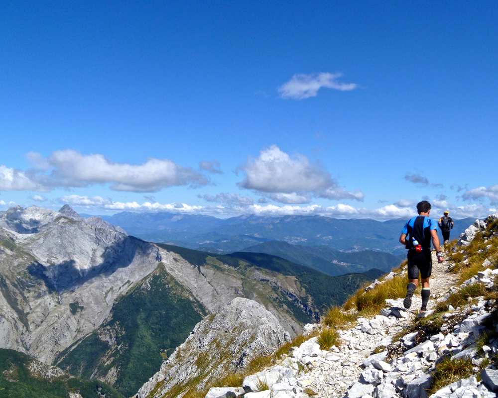 Traillauf - Apuanischen Alpen