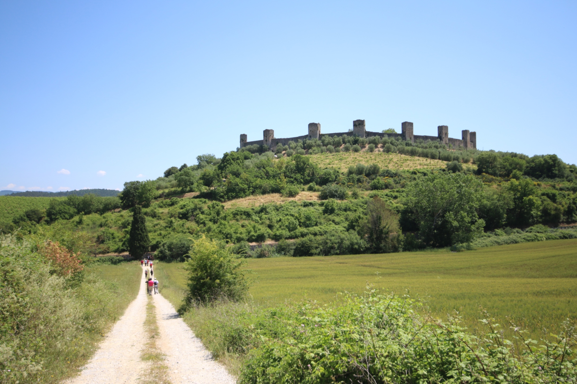 Le vista di Monteriggioni