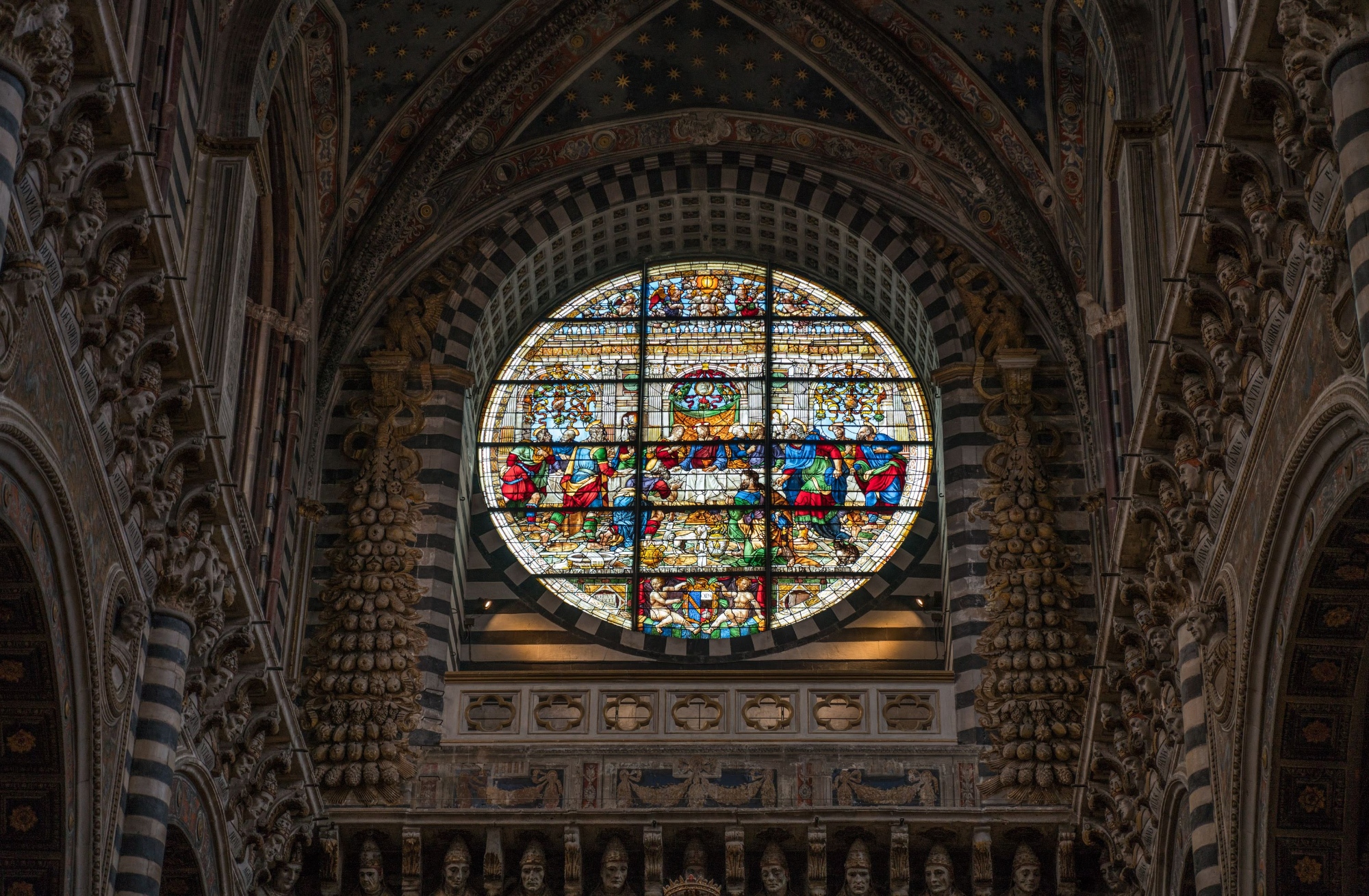 Details of the Siena's Cathedral