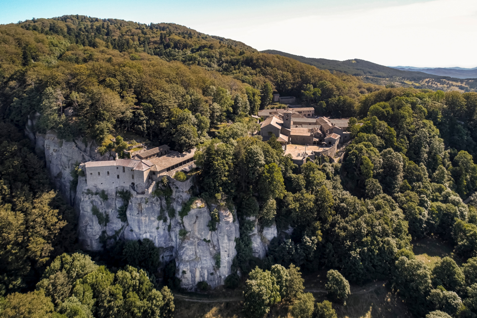 Heiligtum von Chiusi della Verna, auf dem Franziskusweg in der Toskana