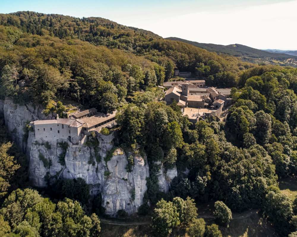 Santuario de Chiusi de La Verna, en el Camino de Francisco en Toscana
