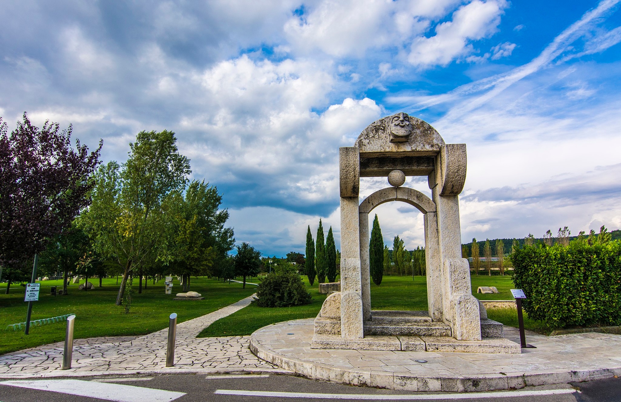 Eingang des Wasserparks von Rapolano Terme