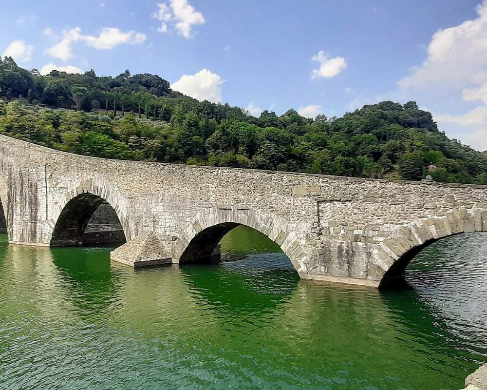 The Ponte del Diavolo in Borgo in Mozzano