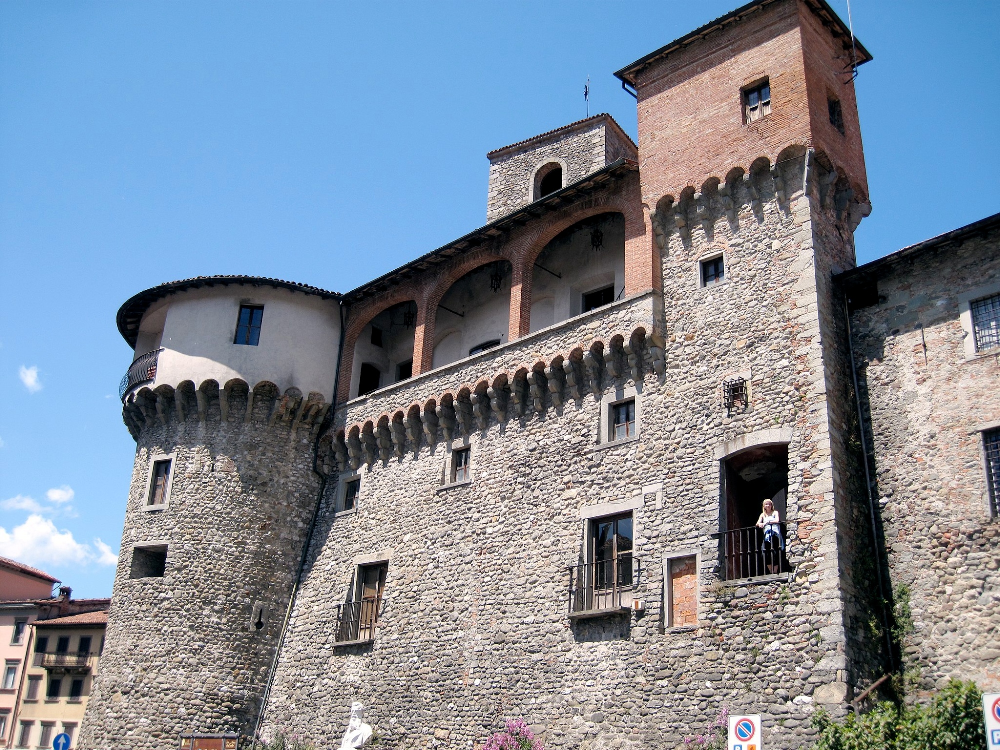 Die Burg Rocca Ariostesca in Castelnuovo di Garfagnana